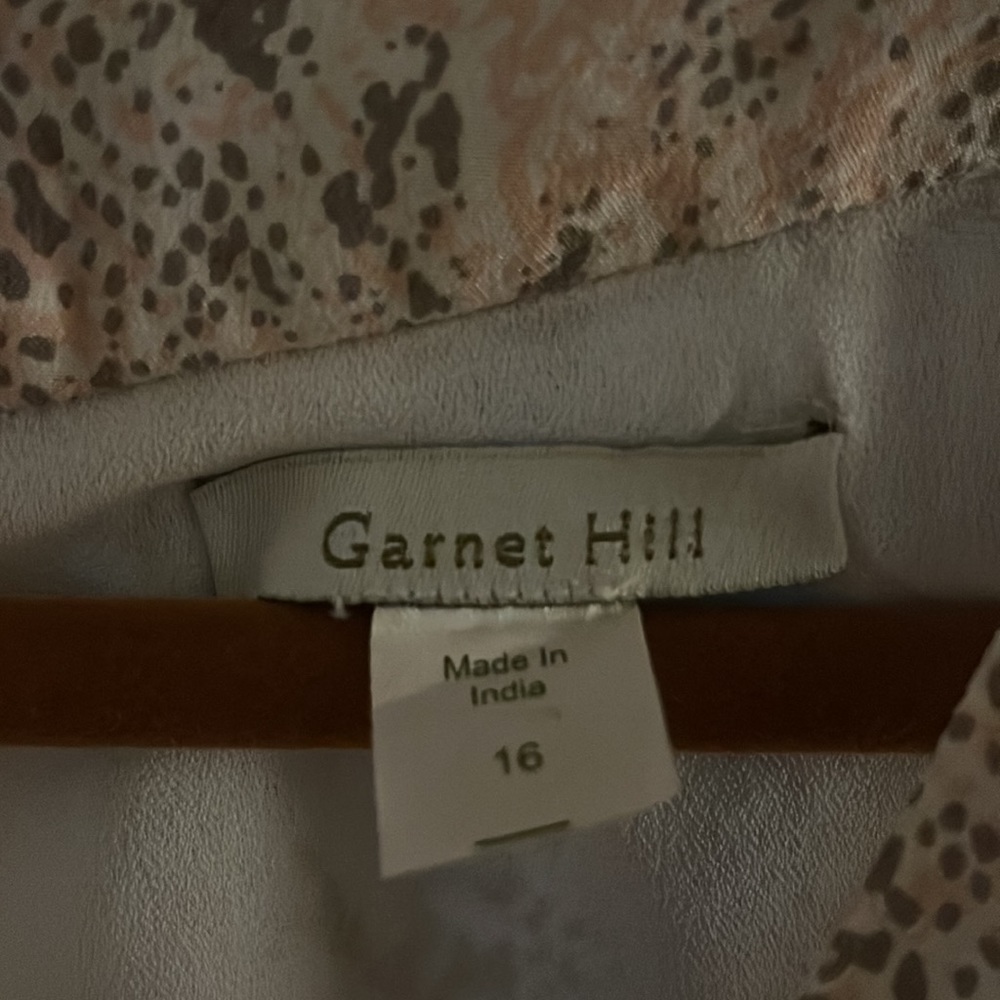 Garnet Hill 16 faux wrap snakeskin print - Picture 2 of 8